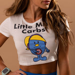 Little Miss Carbs Cropped Top